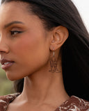 Given the Boot - Brown Earrings Paparazzi