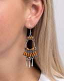 Trading Tradition - Brown Earrings Paparazzi