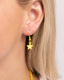 Meteor Moment - Yellow Star Necklace Paparazzi