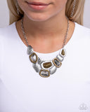 Mixed Motive - Silver Necklace Paparazzi