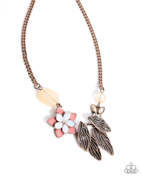 Standing Shimmer - Copper Necklace Paparazzi