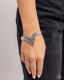 Pressure Point - White Bracelet Paparazzi