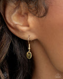 Tailored Token - Gold Necklace Paparazzi