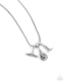Boy Meets COWGIRL - Silver Necklace Paparazzi