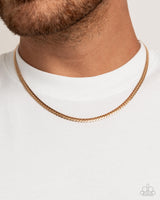 CURB the Peace - Gold Necklace Paparazzi