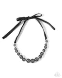 Lace Maker - Black Ribbon Necklace