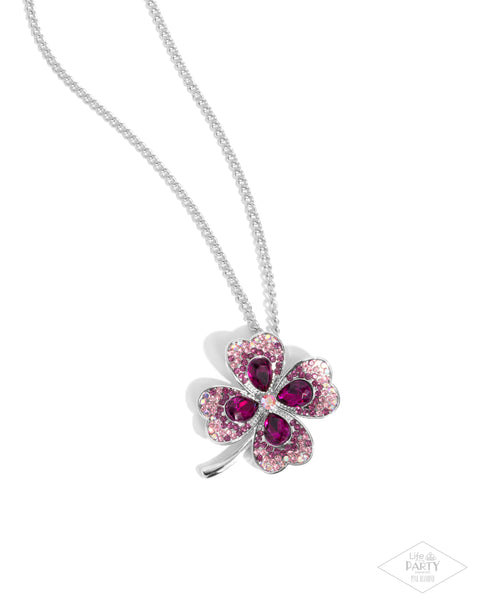 Four Leaf Fashion - Pink Necklace Paparazzi