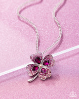 Four Leaf Fashion - Pink Necklace Paparazzi