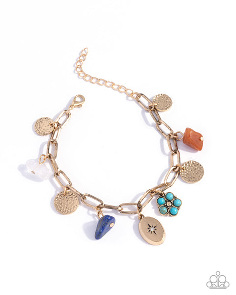 Collectors Edition - Multi Colored Charm Bracelet Paparazzi