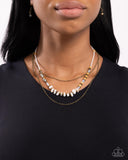 Eclectic Effort - Brass Necklace Paparazzi