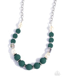 Complete Look Necklace: And Just Like That... - Green Bracelet: Like-Minded - Green Set