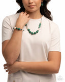Complete Look Necklace: And Just Like That... - Green Bracelet: Like-Minded - Green Set