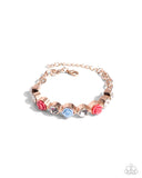 Complete Look Reawakening Revelry Necklace & Reawakening Radiance Bracelet  - Rose Gold Paparazzi