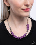 Complete Look - Malibu Motivation Necklace & Bracelet Purple Set Paparazzi