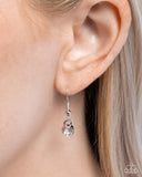 Dance Off! - White Heart Necklace Paparazzi