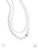Radiant Range - Pink Pearl Necklace Paparazzi