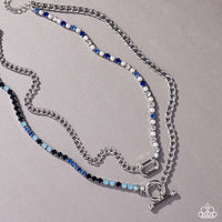 Mismatched Makeover - Blue Rhinestone Necklace Jan 2025 LOP