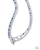 Mismatched Makeover - Blue Rhinestone Necklace Jan 2025 LOP