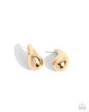 Raindrop Reveal - Gold Earrings Paparazzi