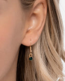 Good Luck To You - Green Charm Necklace