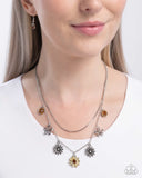 Glinting Garden - Yellow Necklace Paparazzi