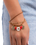 Serene Stroll - Red Elephant Bracelet