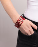 Steal Your Heart - Red Heart Bracelet Paparazzi