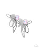 Positively Radiant - Pink Rhinestone Earrings Paparazzi