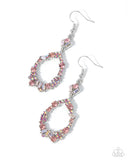 Poppin Pizzazz - Pink Earrings Paparazzi