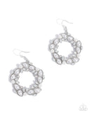 Life Could Be ABEAM - White Earrings Paparazzi