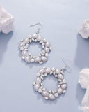 Life Could Be ABEAM - White Earrings Paparazzi