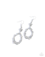 Poppin Pizzazz - White Earrings Paparazzi