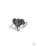 Elephant Whisper - Silver Ring Paparazzi