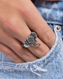 Elephant Whisper - Silver Ring Paparazzi