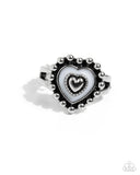 Courting Chic - White Ring Paparazzi