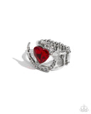 Cupid COUPLE - Red Heart Ring Paparazzi