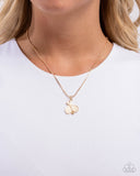 Adorable Ace - Gold Tennis Necklace Paparazzi