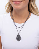 Druzy Delight - Black Necklace Paparazzi