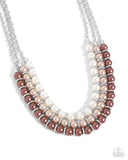 Promising Promenade - Brown Necklace Paparazzi