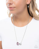 Lovely Couple - Pink Heart Necklace Paparazzi