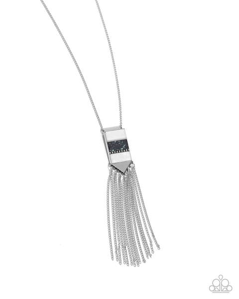 Earthy Effect - Black Necklace Paparazzi