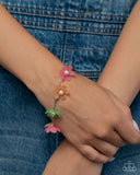 Floral Restoration - Complete Look Necklace: Floral Revival & Bracelet: Fresh Flowers - Orange Paparazzi