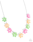 Floral Restoration - Complete Look Necklace: Floral Revival & Bracelet: Fresh Flowers - Orange Paparazzi