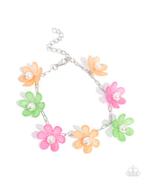 Floral Restoration - Complete Look Necklace: Floral Revival & Bracelet: Fresh Flowers - Orange Paparazzi