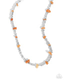 Complete Look Necklace Earthly Expertise & Bracelet Naturally Talented Orange Paparazzi