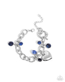 Complete Look Necklace: Seesaw Statement - Blue Bracelet: Seesaw Shimmer - Blue