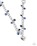 Complete Look Necklace: Seesaw Statement - Blue Bracelet: Seesaw Shimmer - Blue