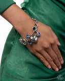 Complete Look Necklace: Seesaw Statement - Blue Bracelet: Seesaw Shimmer - Blue