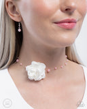 Life is the Bubbles - Pink Flower Necklace Paparazzi