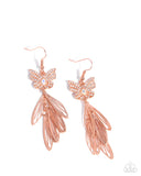 Fairy Dust - Copper Earrings Paparazzi